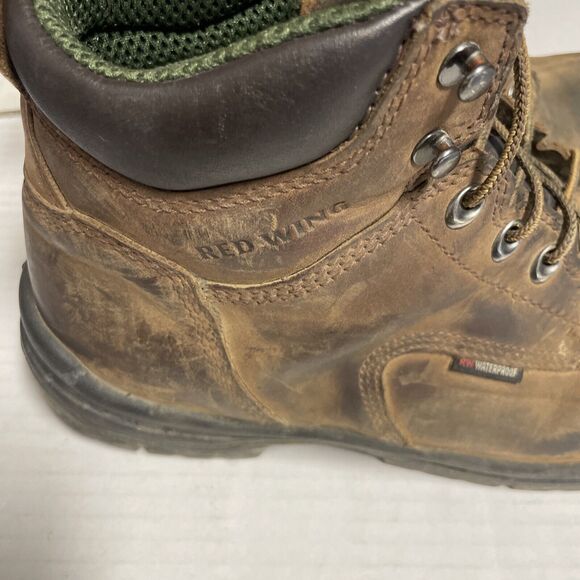 Red Wing 2240 King Toe Waterproof Safety Steel Toe Boots Brown Men’s Size 11D main image 5